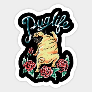 Puglife Tattoo Sticker